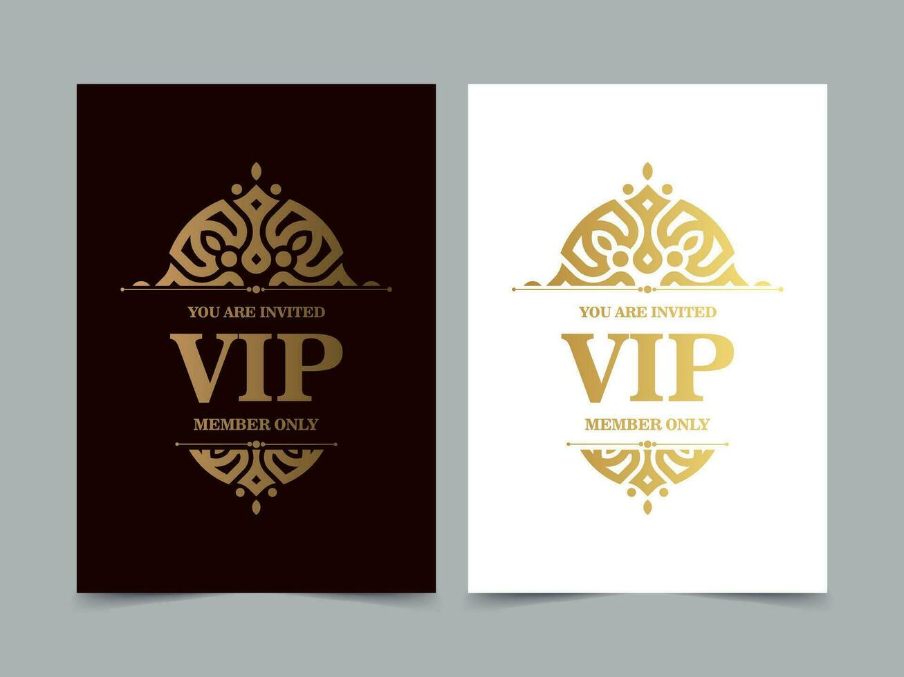 luxuriöses weißes und schwarzes vip-karten-ornamentmuster vektor