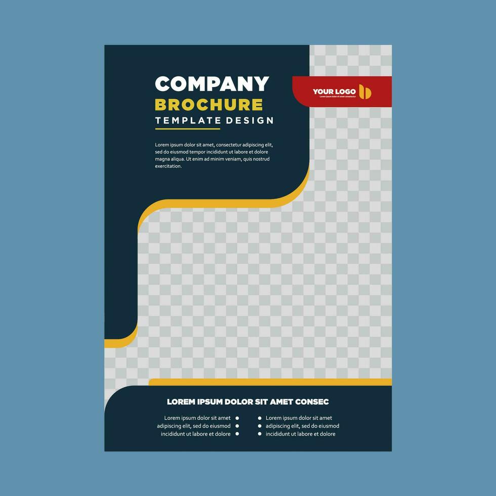 Startseite Unternehmen Profil oder Broschüre Vorlage Layout Design vektor