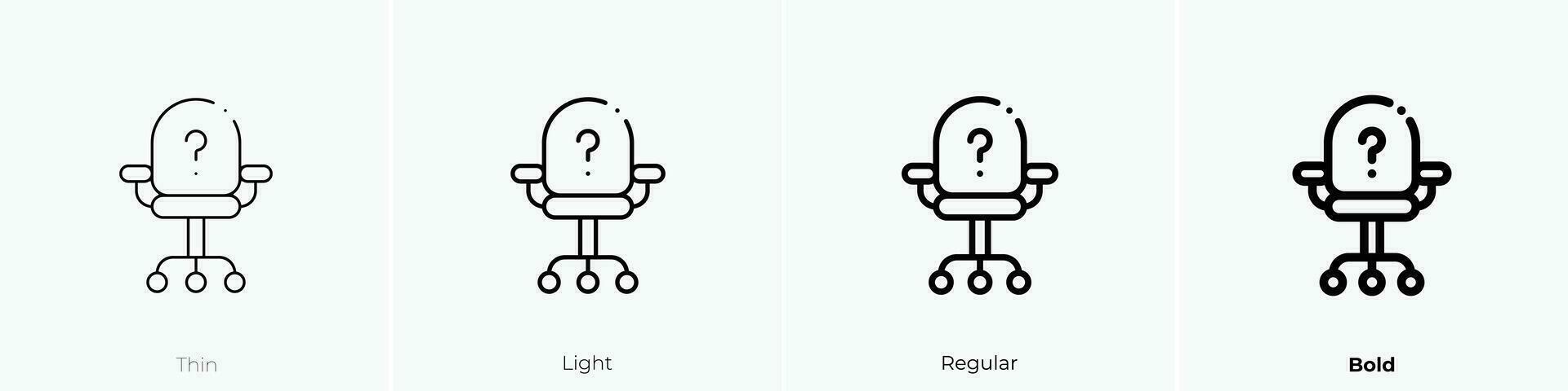 placera ikon. tunn, ljus, regelbunden och djärv stil design isolerat på vit bakgrund vektor