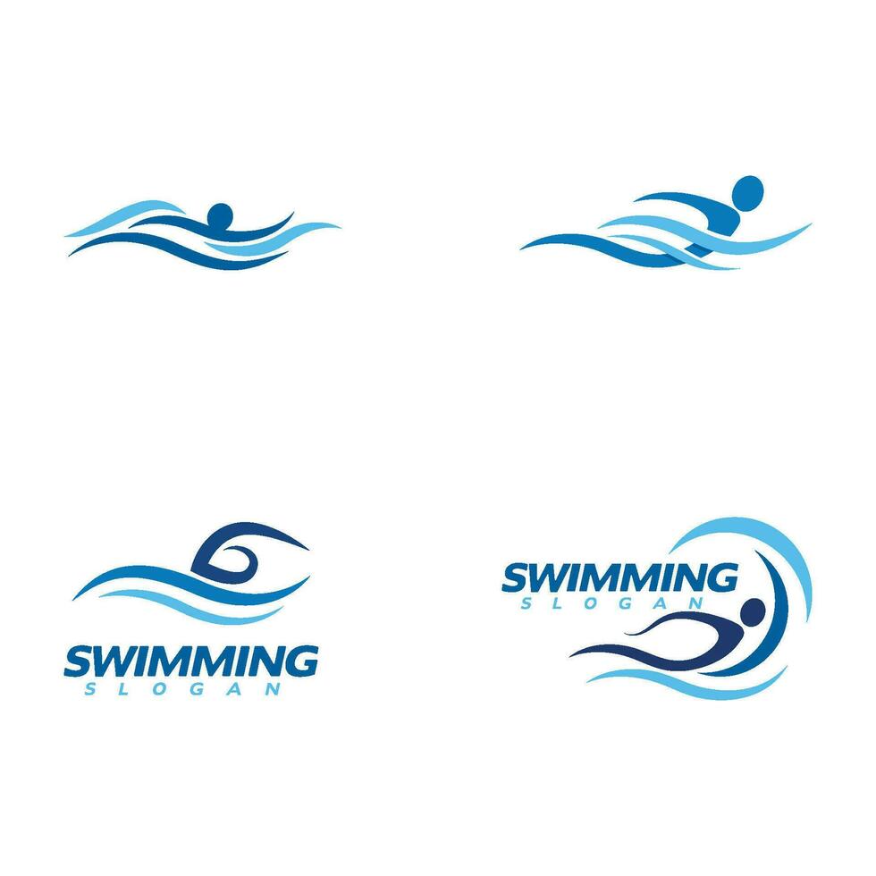 simning vektor illustration ikon