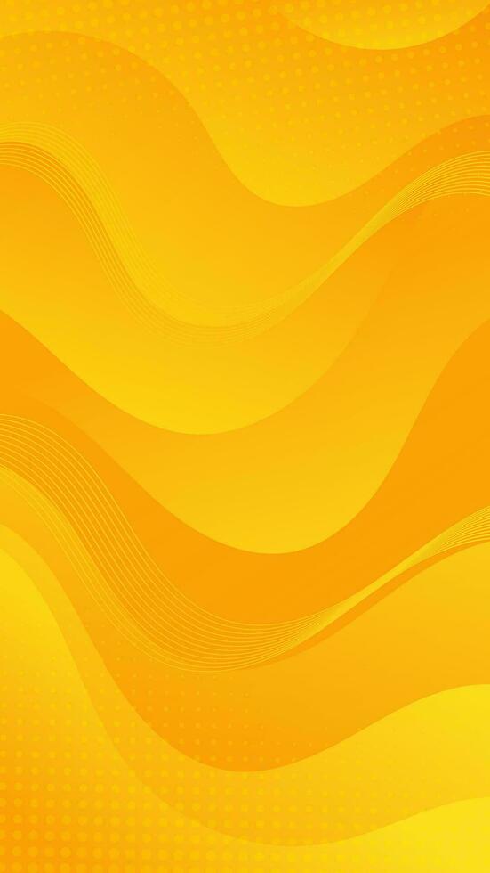 abstrakt bakgrund gul Färg med vågig rader och gradienter är en mångsidig tillgång lämplig för olika design projekt sådan som webbplatser, presentationer, skriva ut material, social media inlägg vektor