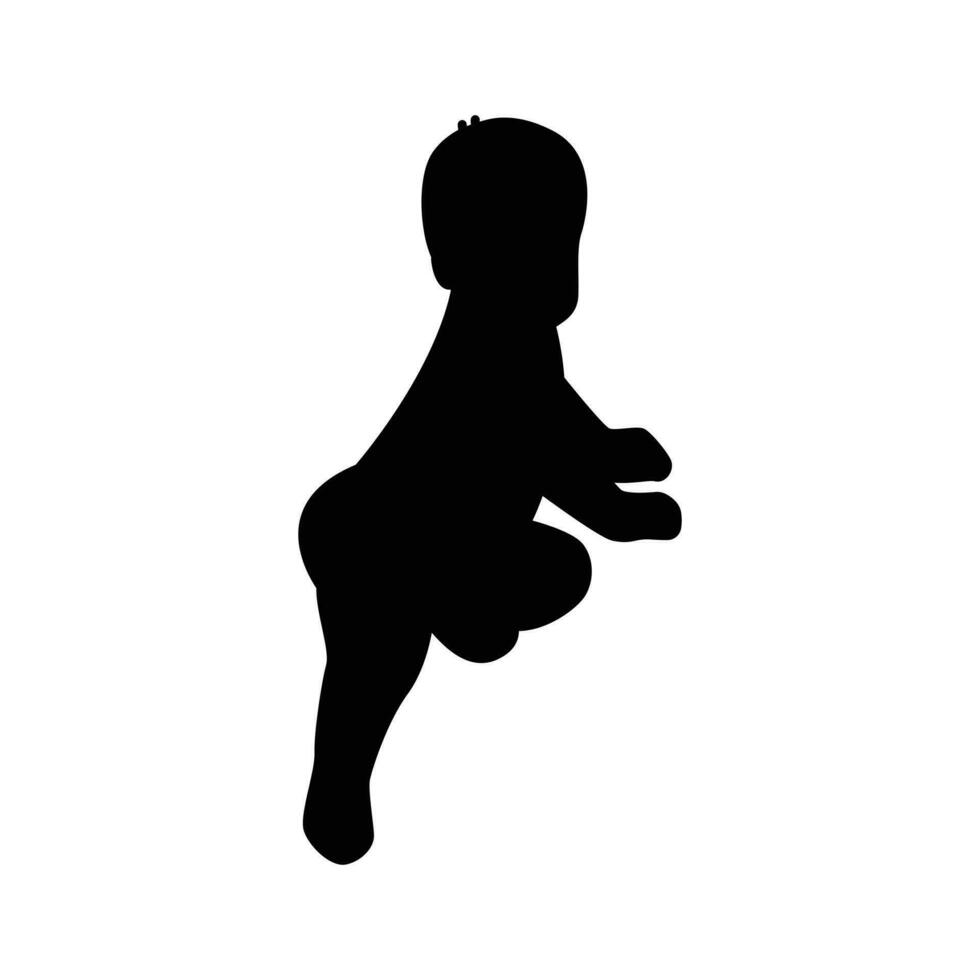 süß Baby Silhouette Vektor Design zum Verkauf