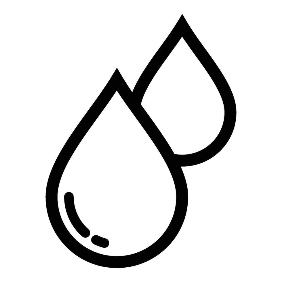 Wassertropfensymbol vektor