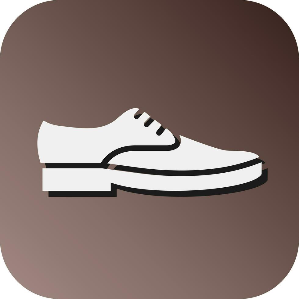 Schuhe Vektor Glyphe Gradient Hintergrund Symbol zum persönlich und kommerziell verwenden.