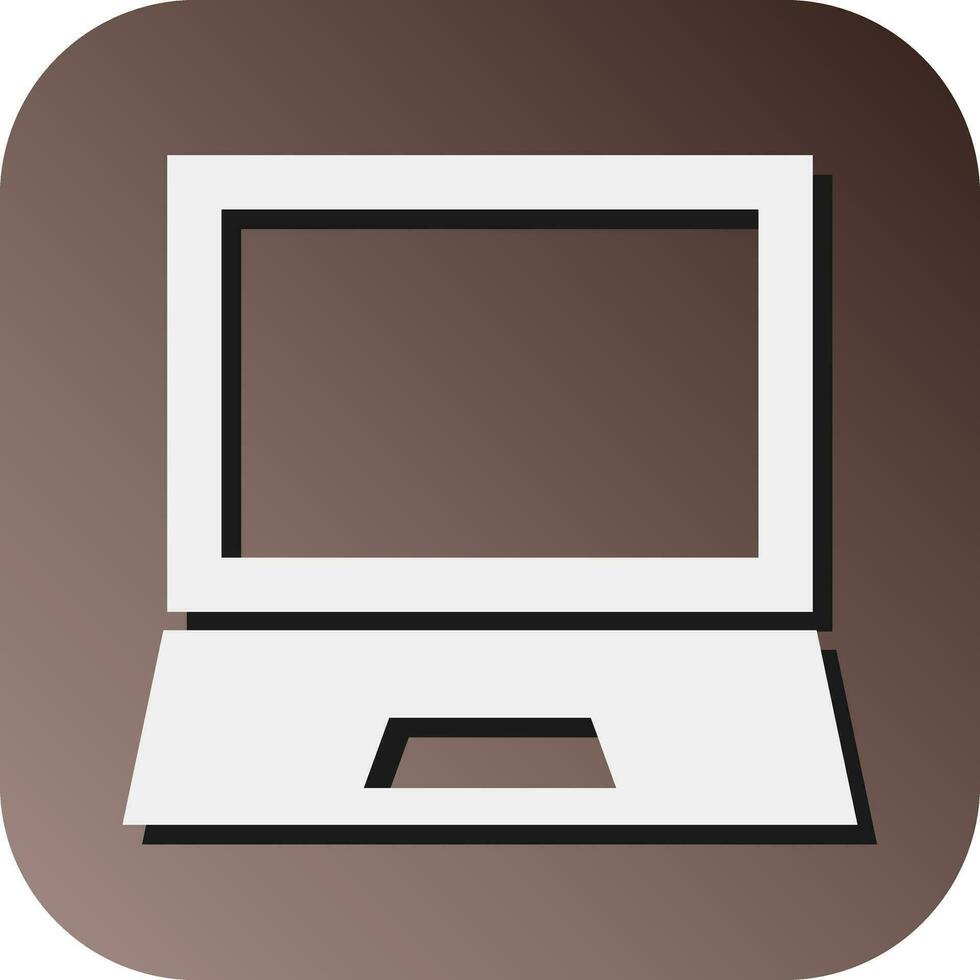 Laptop Vektor Glyphe Gradient Hintergrund Symbol zum persönlich und kommerziell verwenden.