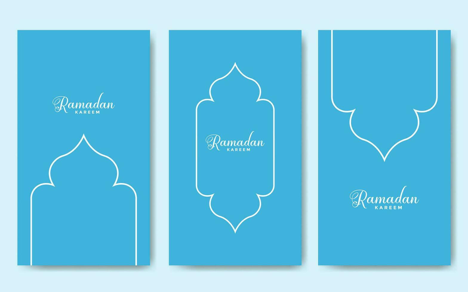Ramadan bündeln Geschichte Vorlage vektor