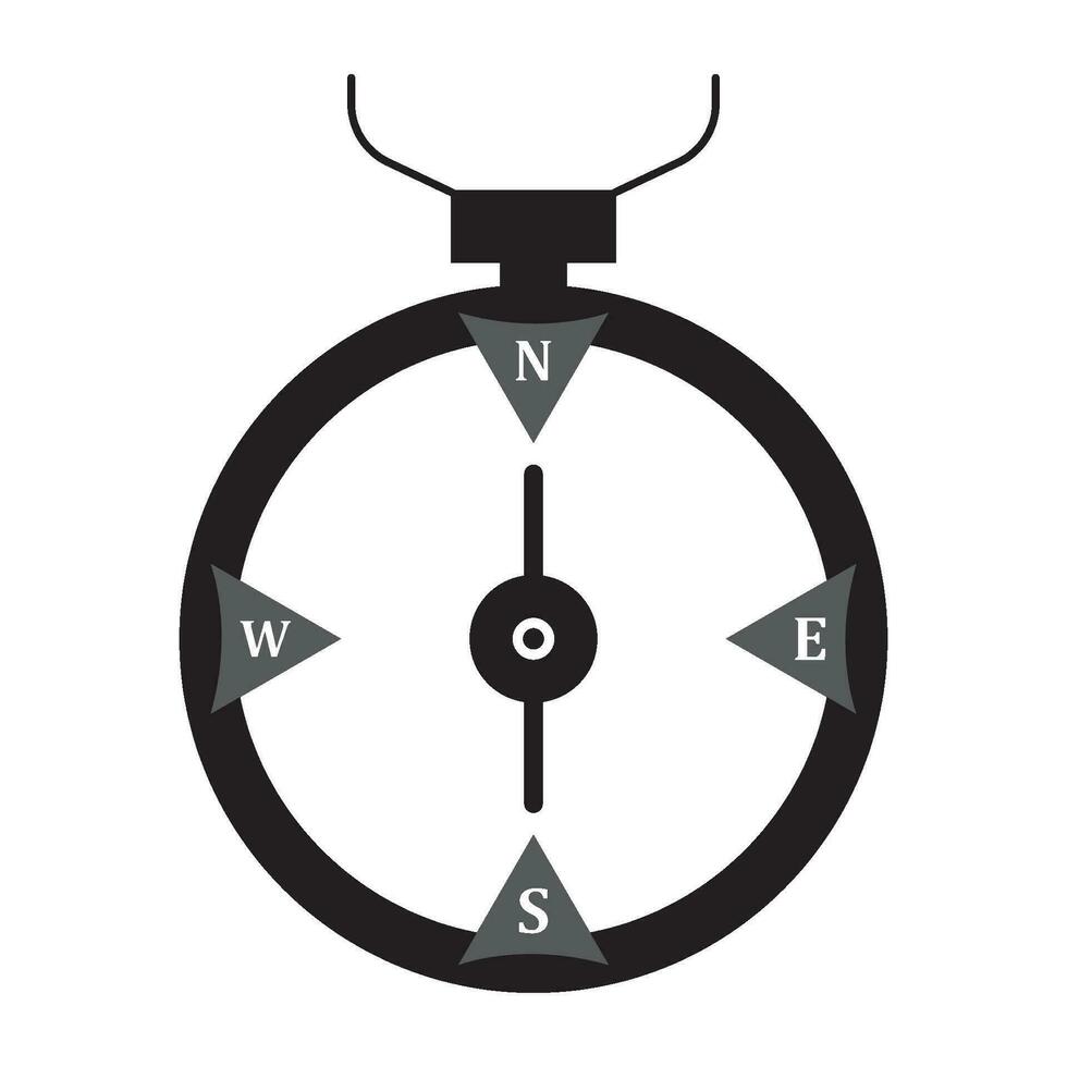 Kompass-Symbolvektor vektor