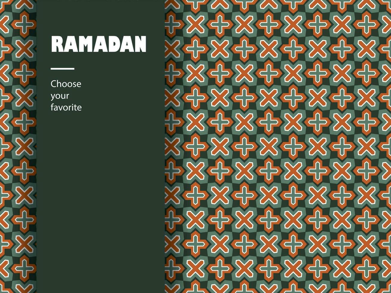 arabicum mönster islamic ramadan tapet sömlös vektor bakgrund dekorativ