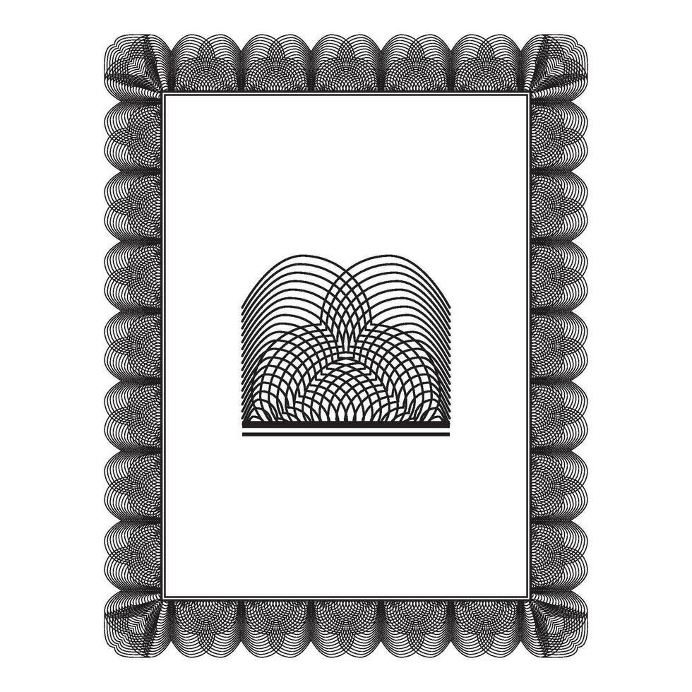 Jahrgang Blumen- klassisch kalligraphisch retro Vignette scrollen Frames Zier Design Elemente schwarz und Farbe einstellen isoliert Vektor