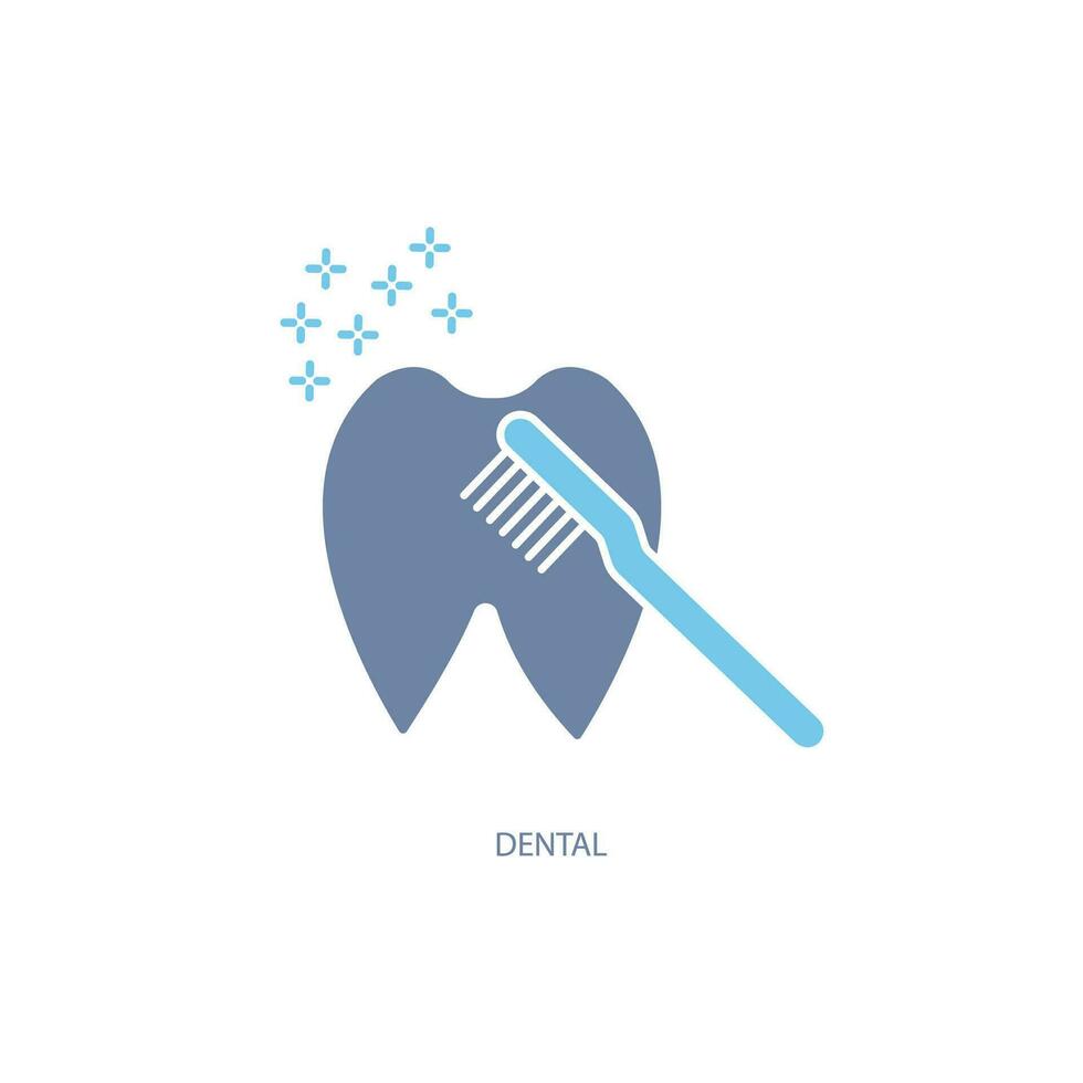 dental ikoner uppsättning. uppsättning av redigerbar stroke icons.vector uppsättning av dental vektor