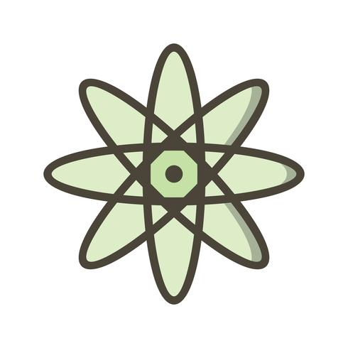 Vektor-Atom-Symbol vektor