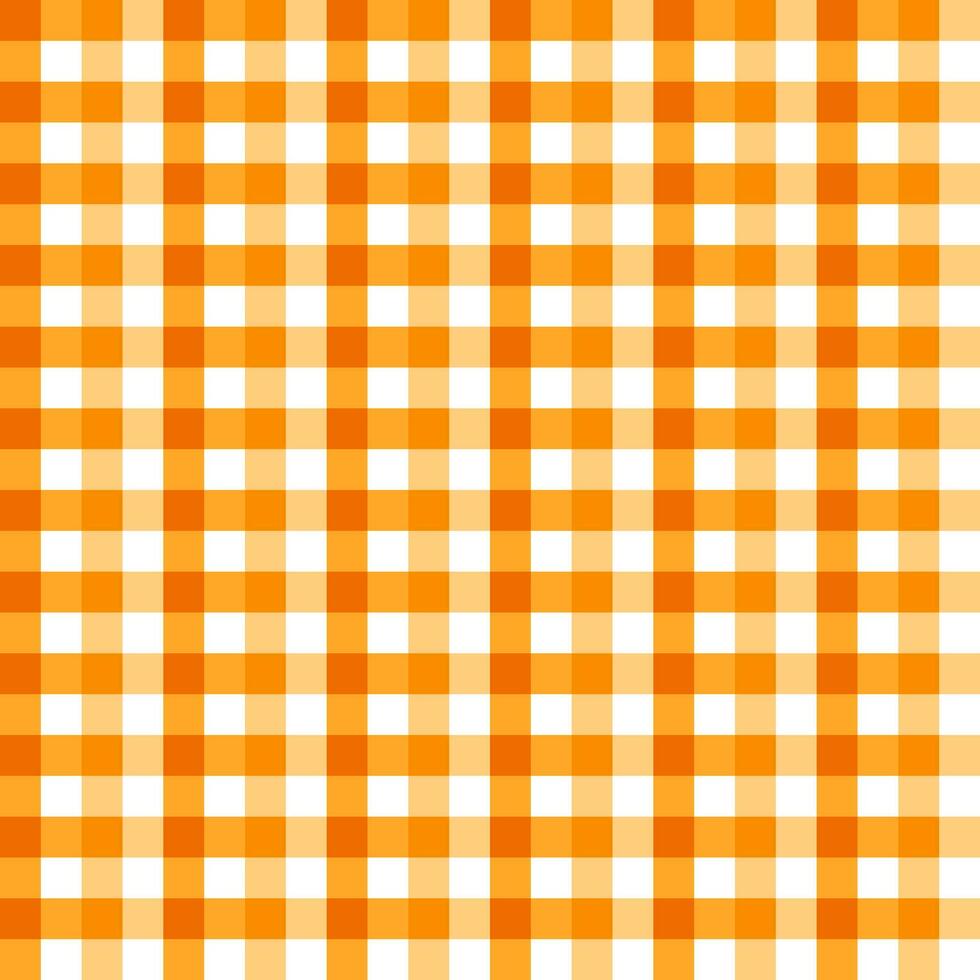 orange skugga pläd mönster bakgrund. pläd mönster bakgrund. pläd bakgrund. sömlös mönster. för bakgrund, dekoration, gåva omslag, gingham bordsduk. vektor