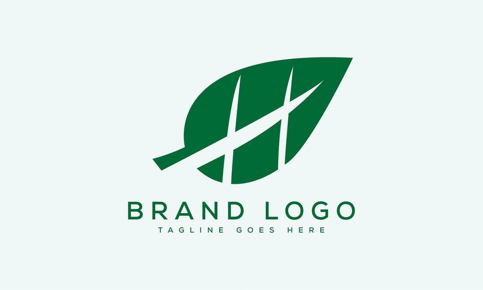 brev ha logotyp design vektor mall design för varumärke.