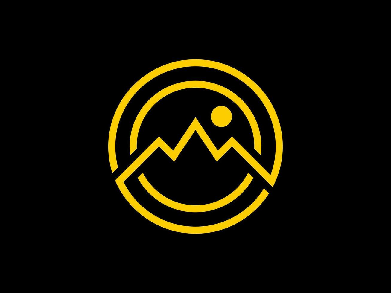 Berg Logo. Monogramm Berg Logo Symbol. Berg Logo im ein modern Stil vektor