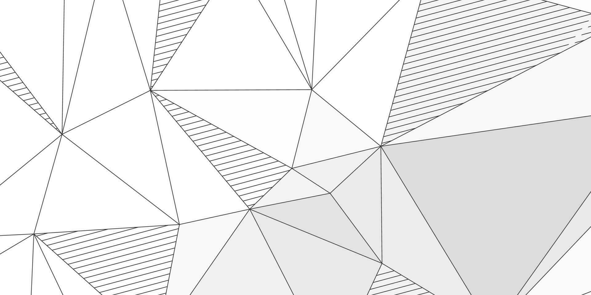 abstrakt modern elegant Weiß Hintergrund mit Dreiecke Linien vektor