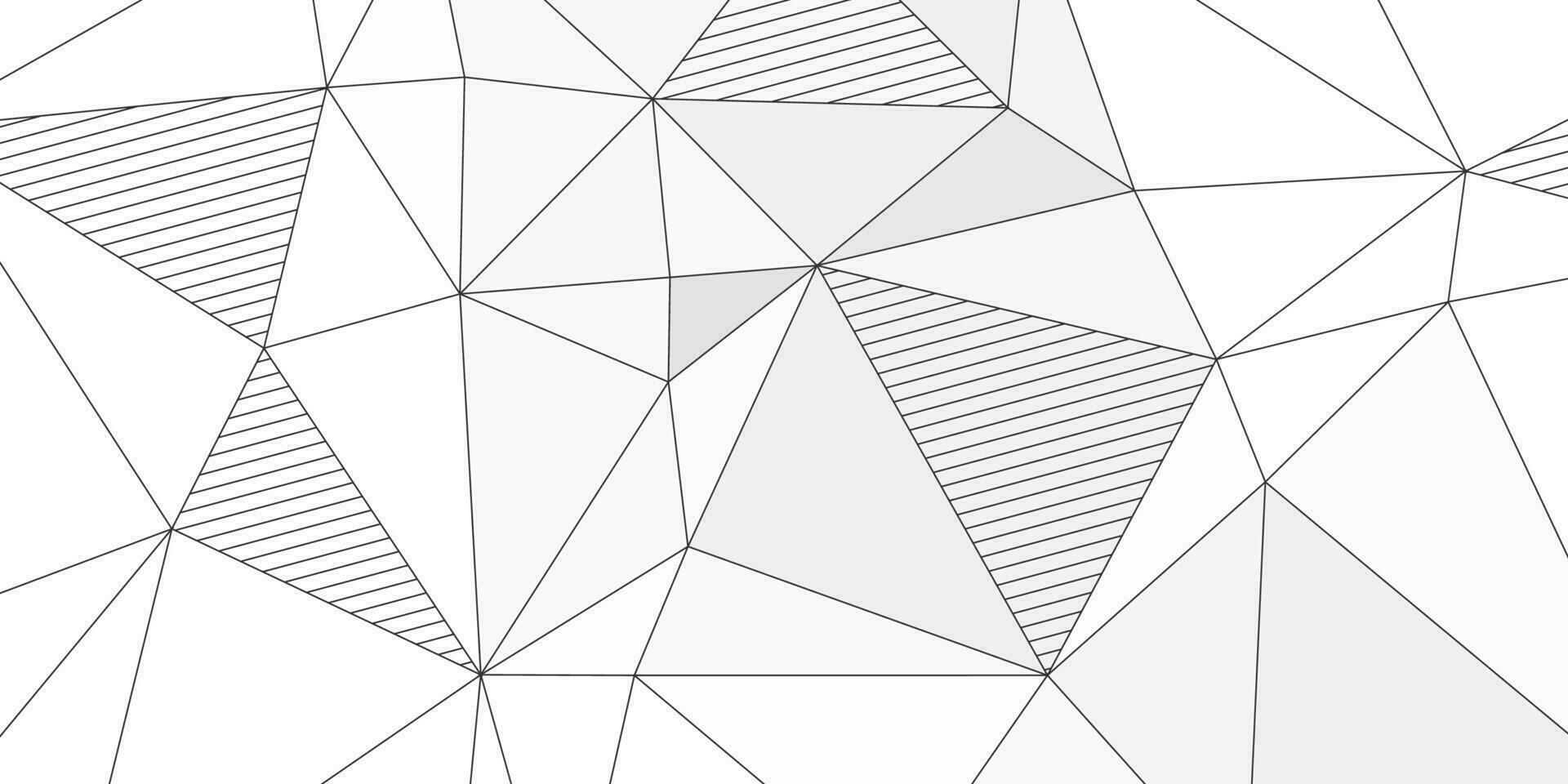 abstrakt modern elegant Weiß Hintergrund mit Dreiecke Linien vektor