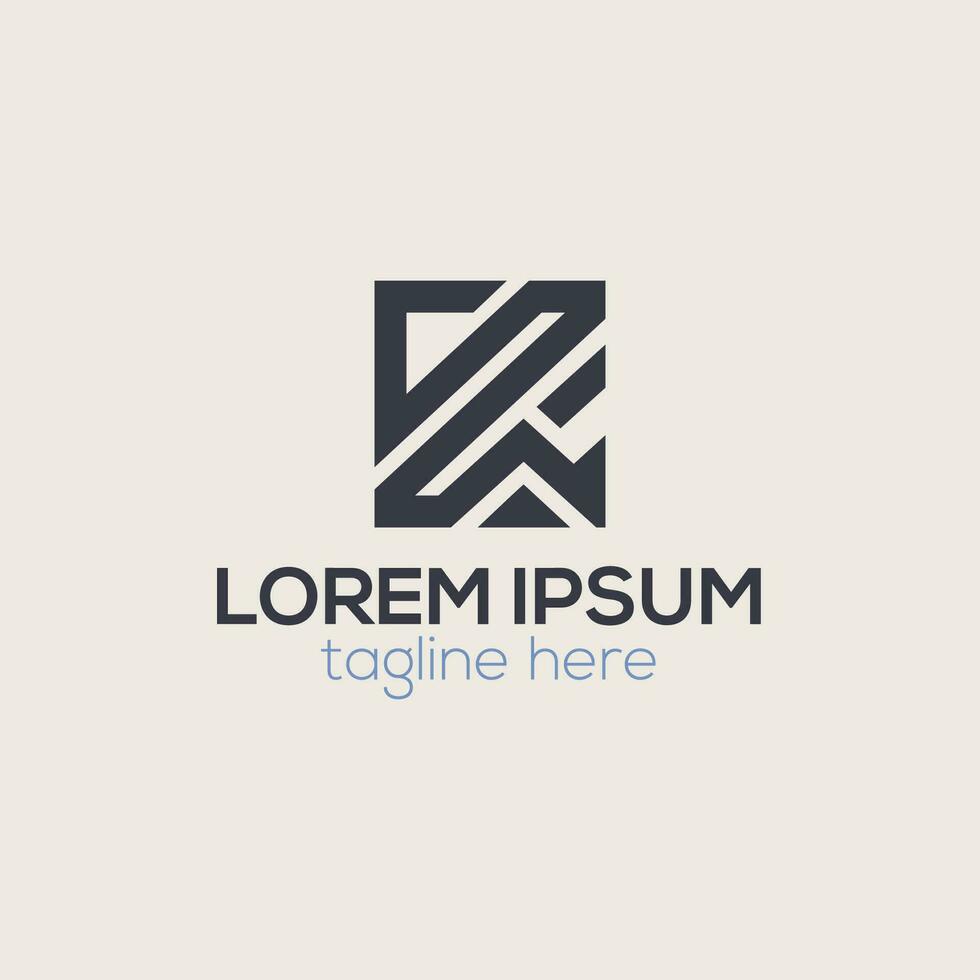 k Brief modern kreativ minimal Linie Logo Design Konzept isoliert Vektor Vorlage