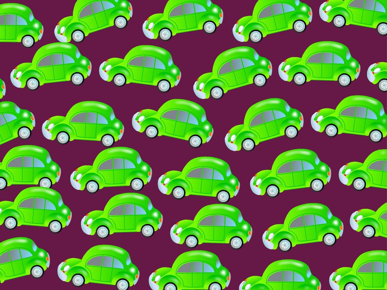 grünes Auto Transport Wallpaper Hintergrund vektor