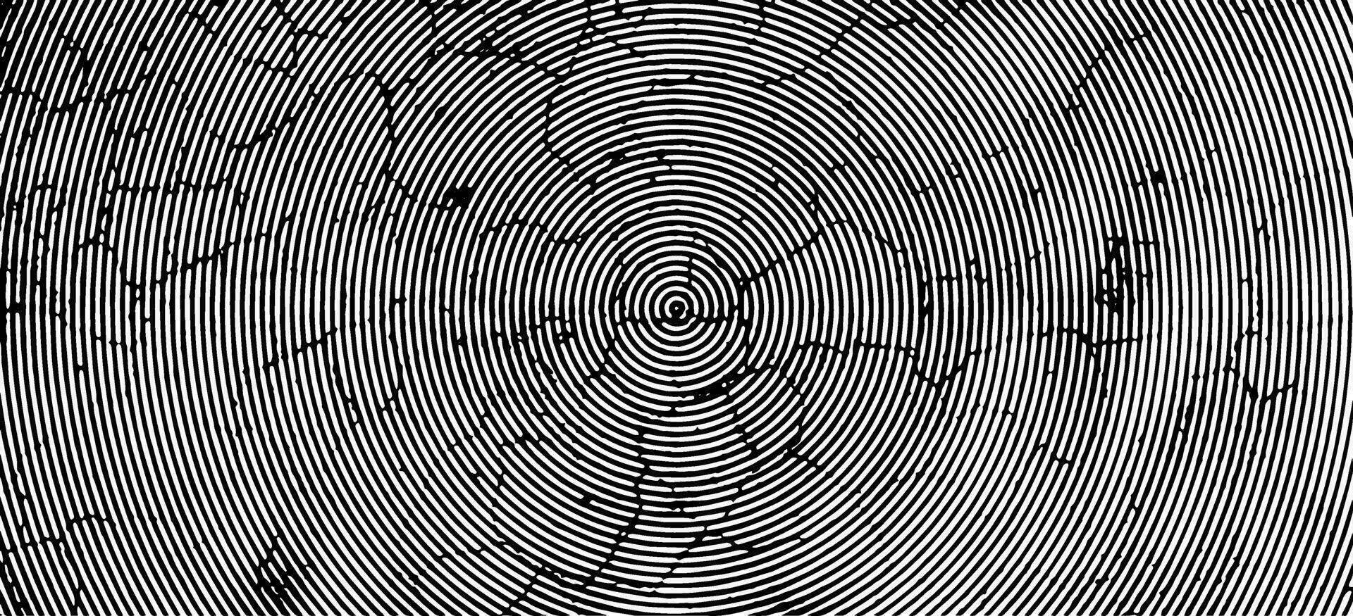 ein schwarz und Weiß Vektor von ein Spiral- Muster, Grunge, überlagern, schmuddelig, sprühen, Grunge Hintergrund, Lärm, gebrochen, dunkel, Wirkung, spritzen, schwarz und Weiss, Jahrgang, schmutzig
