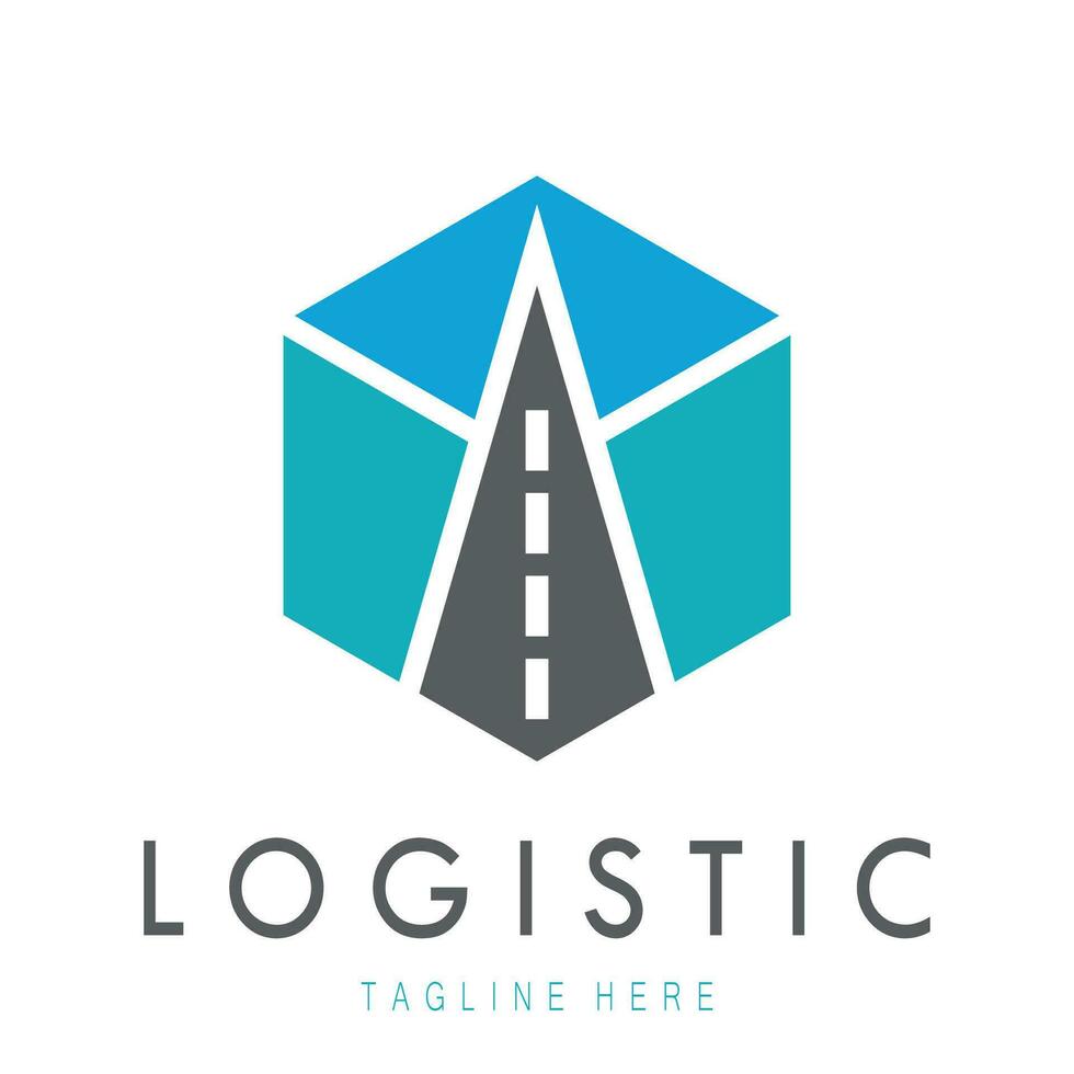 logistik logo symbol illustration vektor design verteilung symbol lieferung von waren wirtschaft finanzen