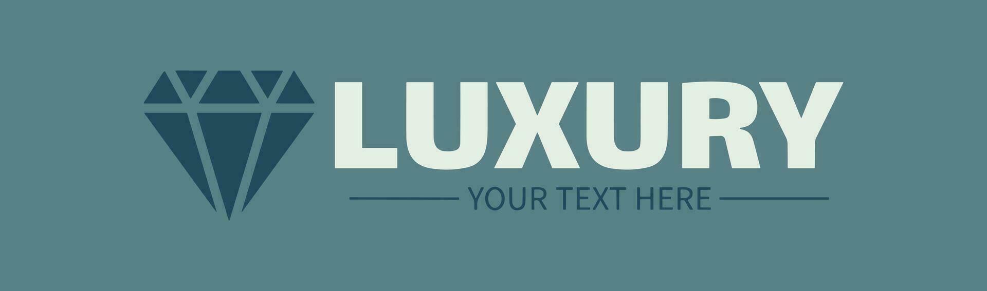 Luxus Logo. elegant Logo Vektor Design. eben Vektor Illustration Logo Design.