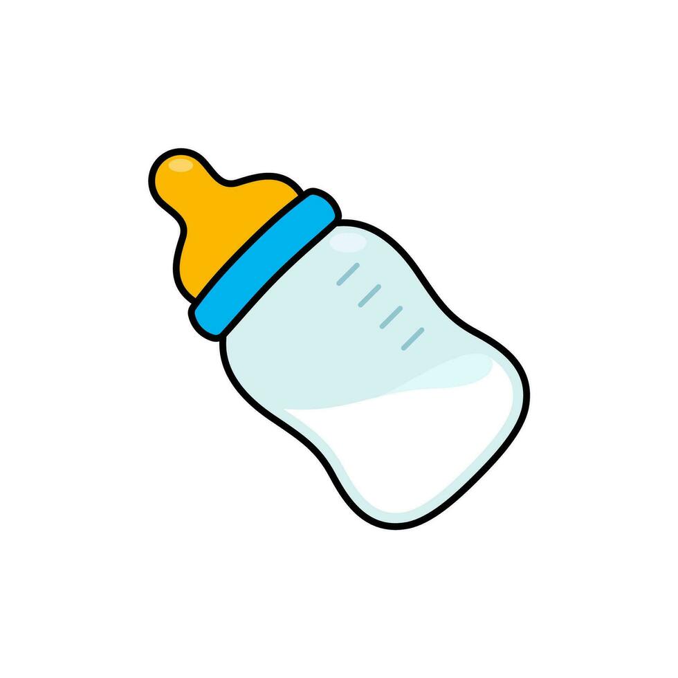 Vektor Baby Milch Flasche Illustration