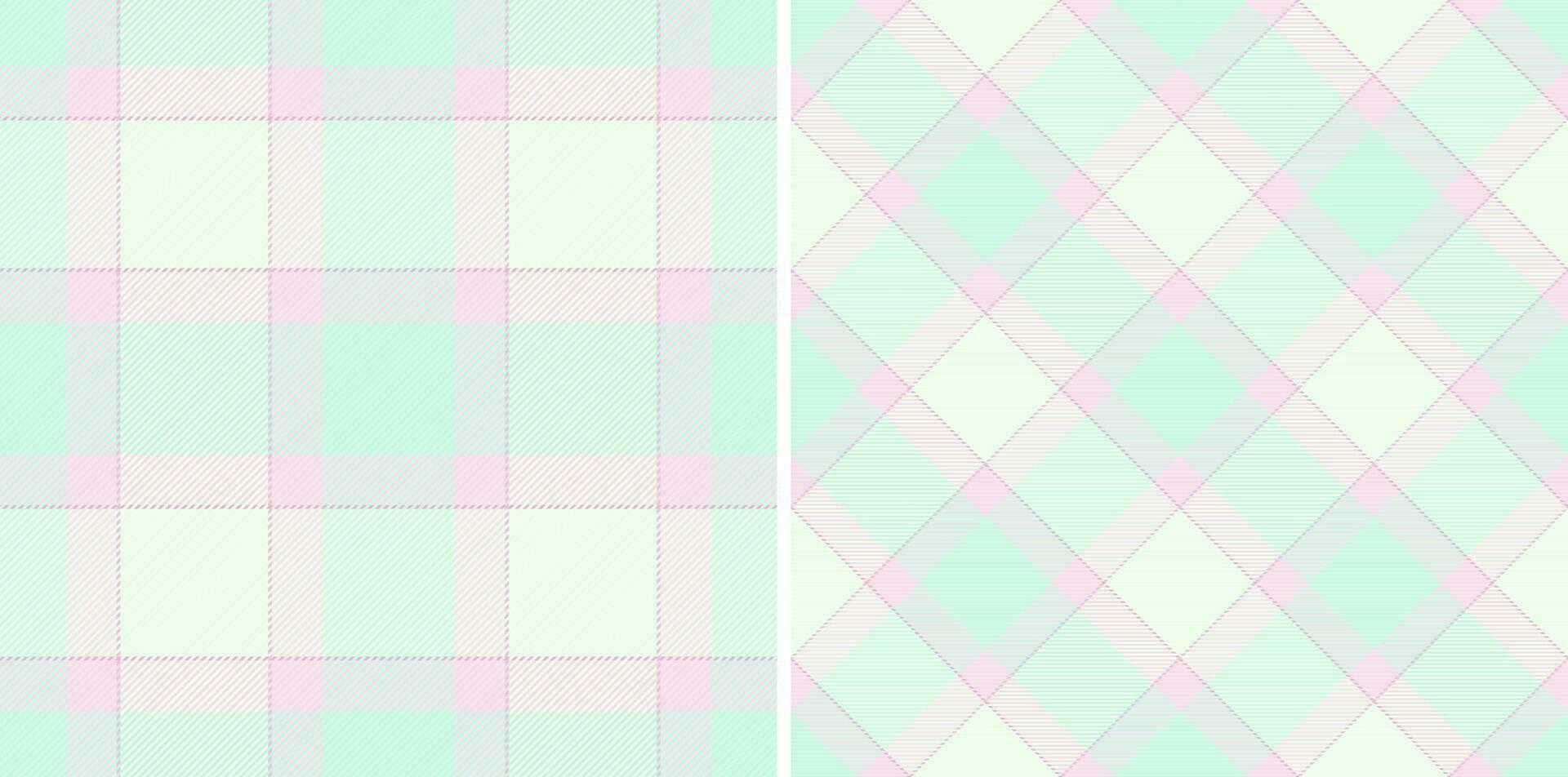 nahtlos Muster prüfen von Tartan Textil- Stoff mit ein Hintergrund Plaid Vektor Textur.