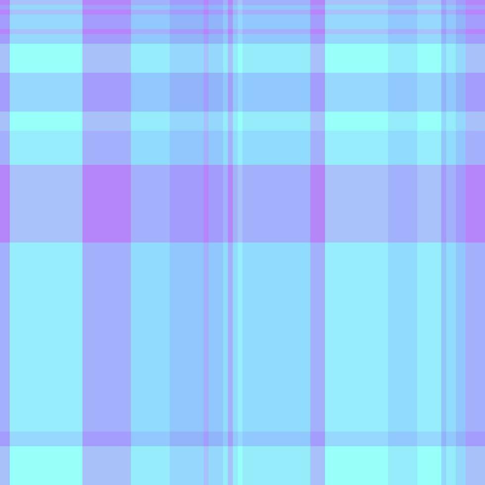 Hipster Textur Vektor Muster, aufwendig Tartan Textil- Stoff. Mosaik Plaid Hintergrund prüfen nahtlos im Blau und cyan Farben.