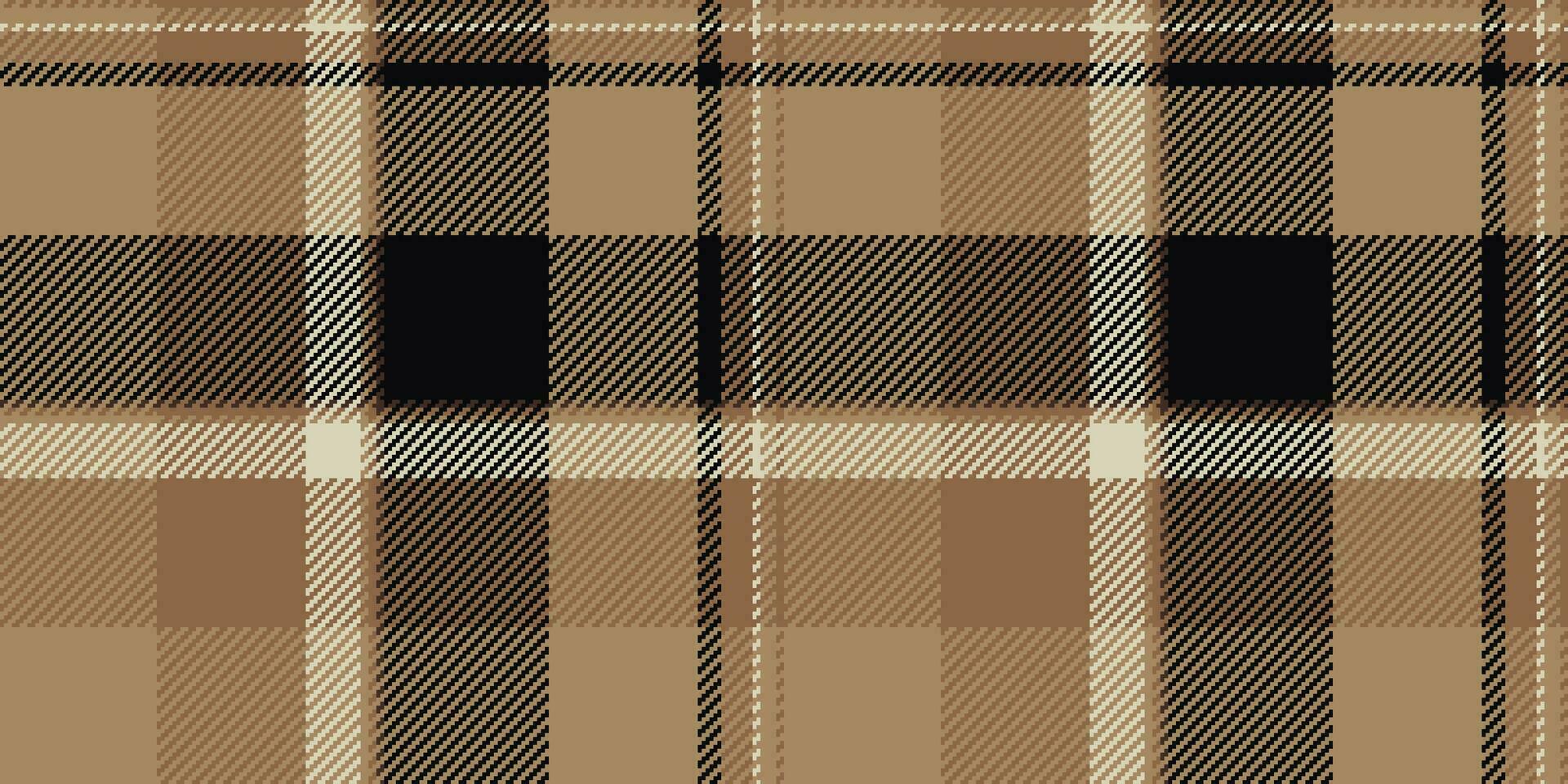 Designs nahtlos Muster Textil, perfekt Vektor Tartan Plaid. unordentlich prüfen Textur Hintergrund Stoff im Orange und schwarz Farben.