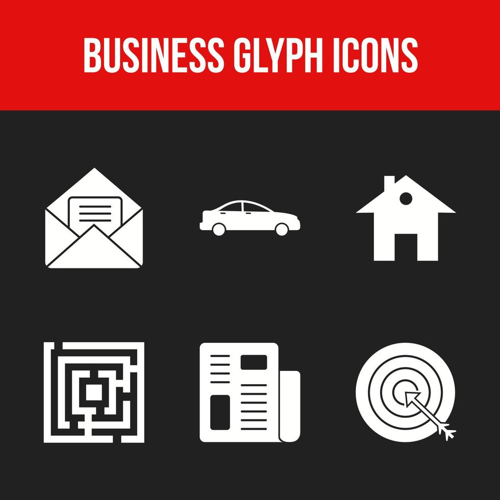 Business-Icon-Set für den persönlichen und kommerziellen Gebrauch vektor