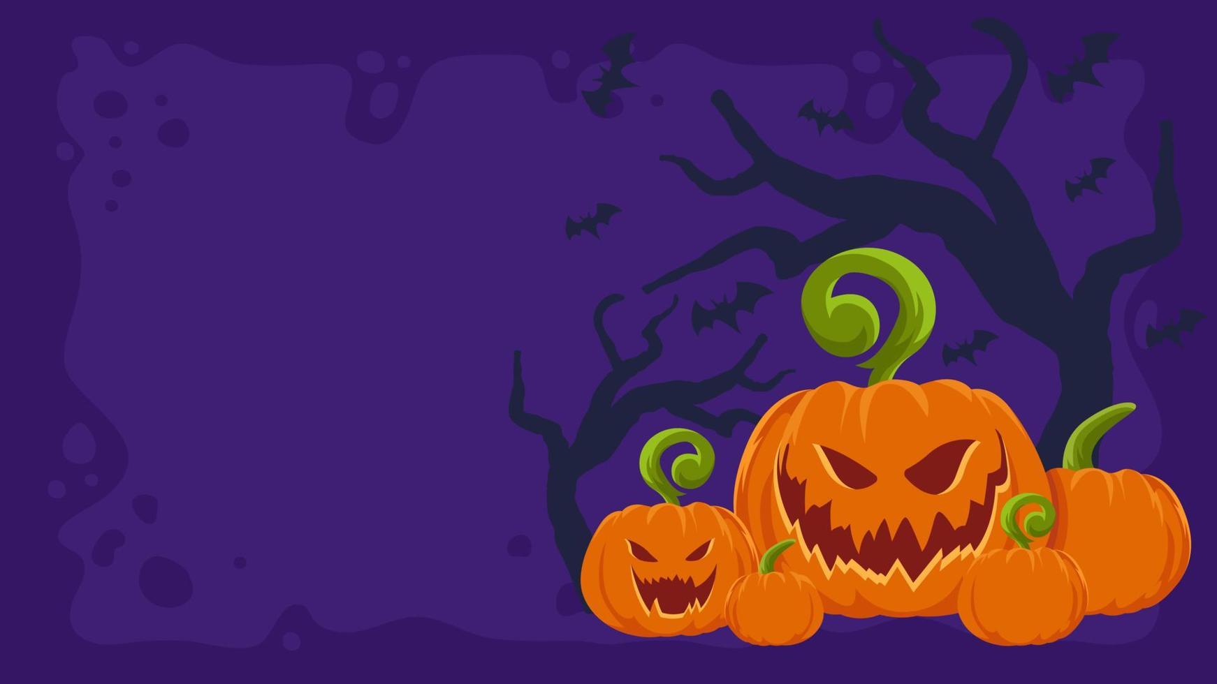 Halloween-Hintergrundvorlage vektor