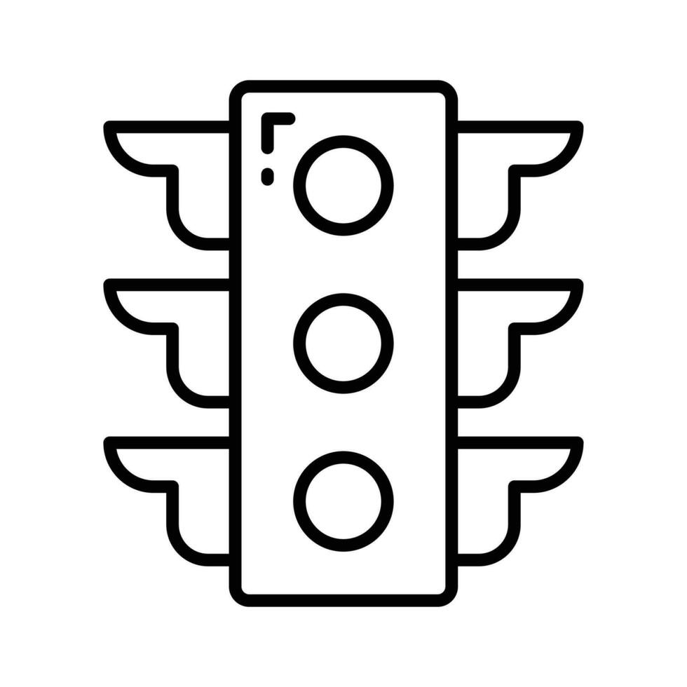 schön entworfen Vektor von der Verkehr Signale, der Verkehr Beleuchtung Symbol