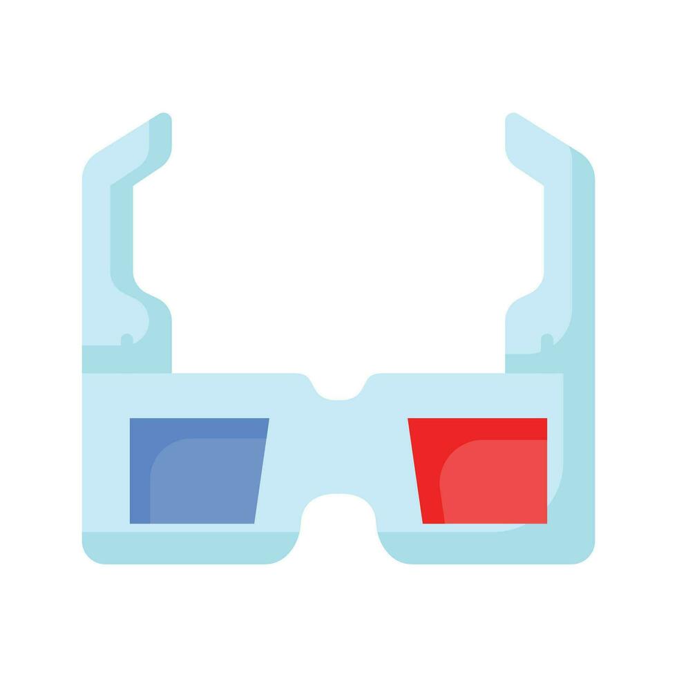 kolla upp detta försiktigt designad ikon av 3d glasögon i modern stil, redo till använda sig av ikon vektor