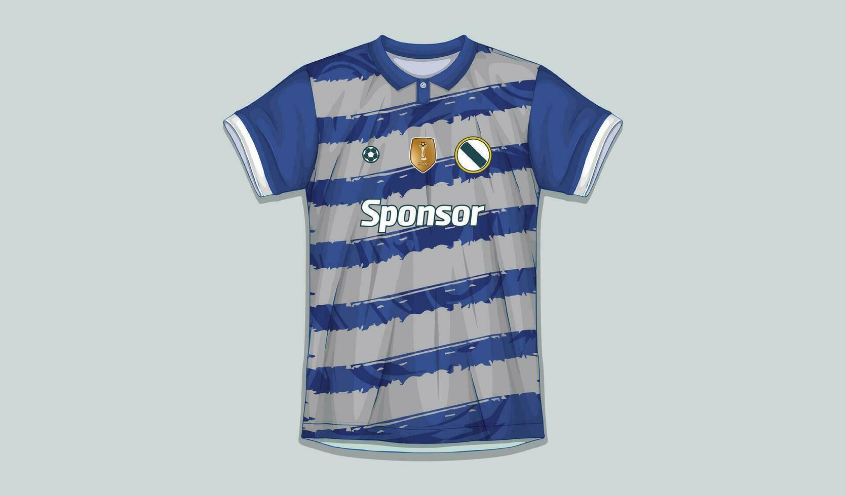 vektor fotboll jersey design för sublimering, sport t skjorta design