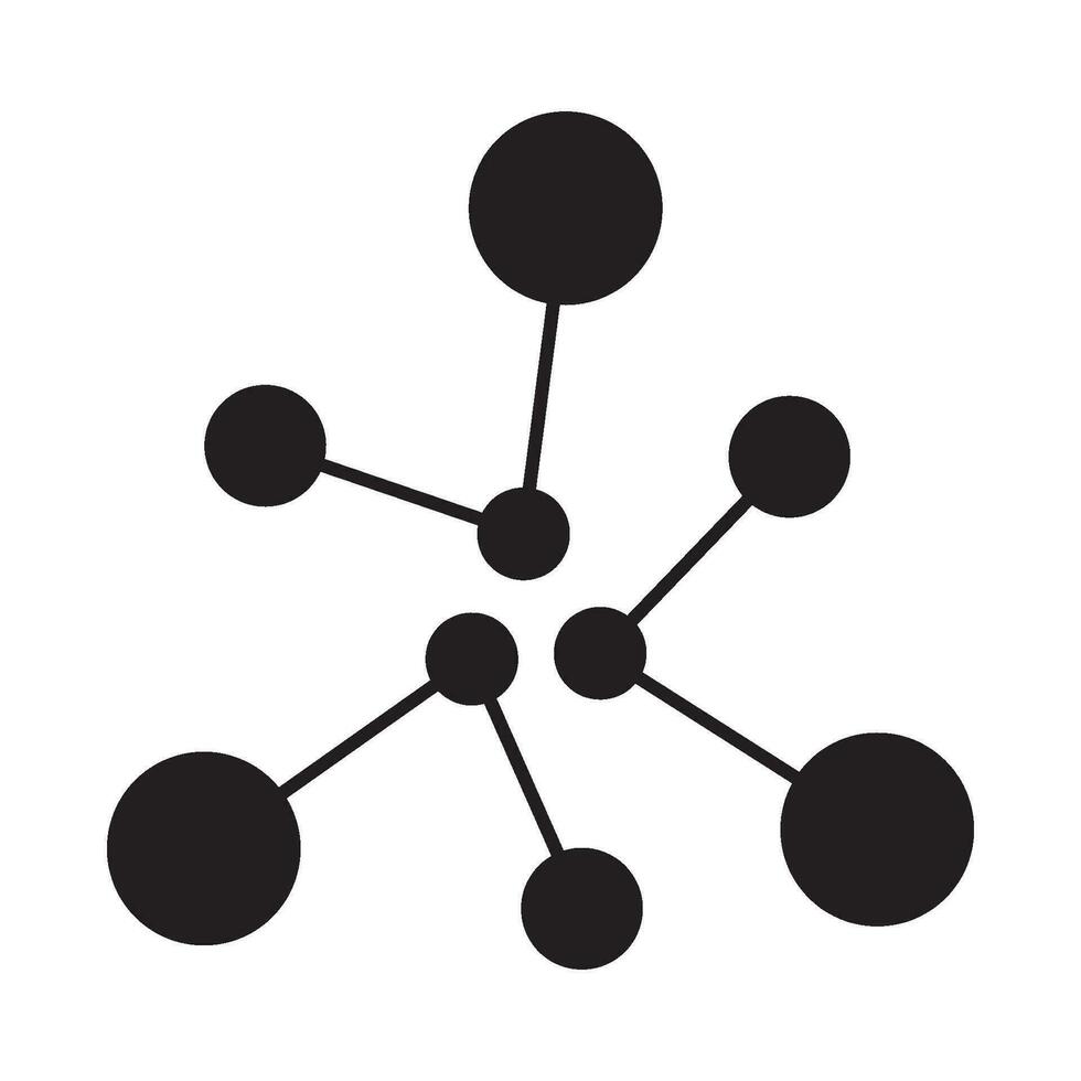 Symbolvektor für Moleküle vektor