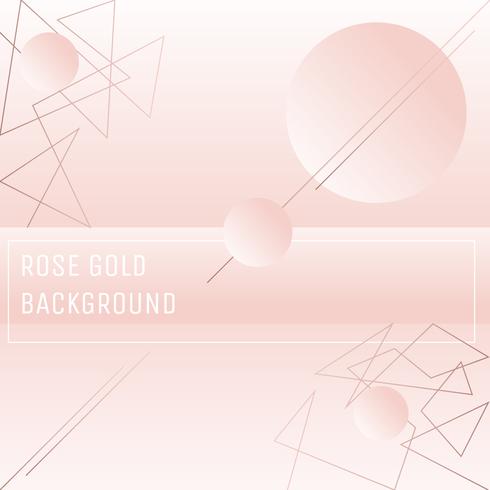 Moderner Rose Gold Background Vector