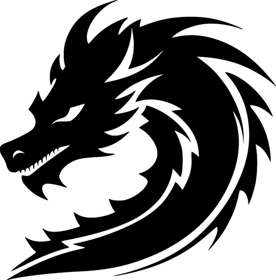 Drachen - - hoch Qualität Vektor Logo - - Vektor Illustration Ideal zum T-Shirt Grafik