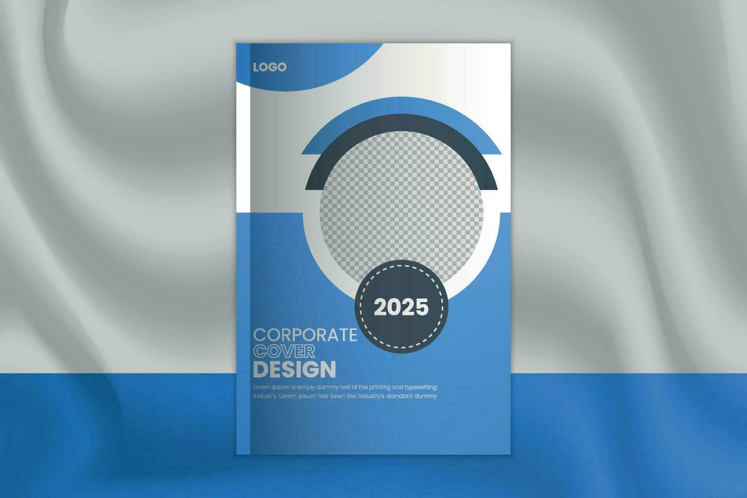 korporativ kreativ Buch Startseite Design Vorlage zum Geschäft, Unternehmen Profil Startseite Design vektor