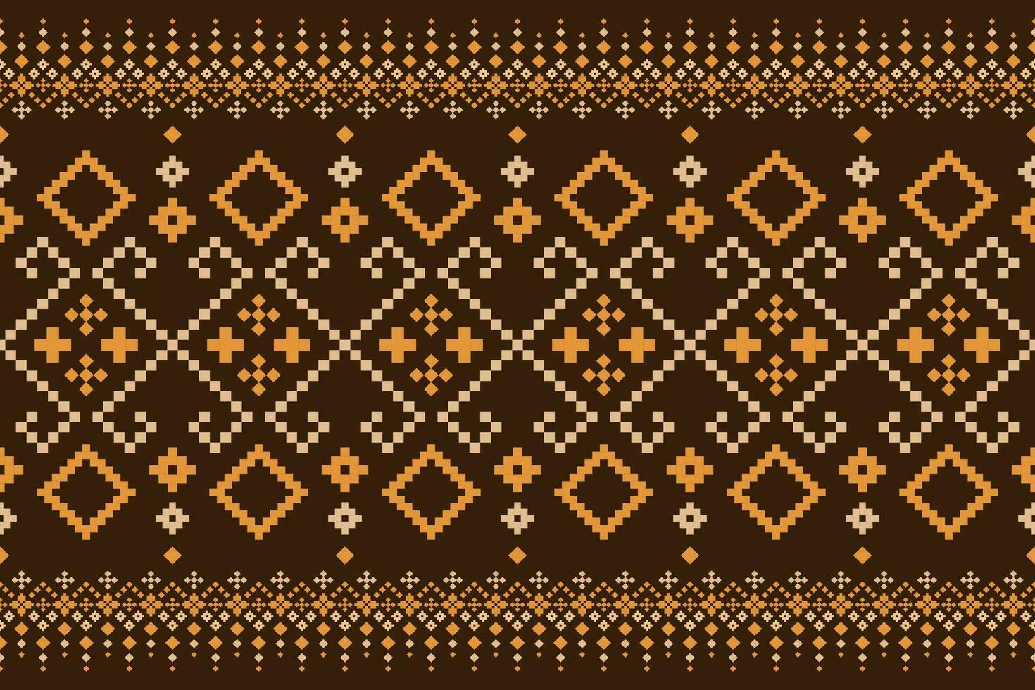 natur årgångar korsa sy traditionell etnisk mönster paisley blomma ikat bakgrund abstrakt aztec afrikansk indonesiska indisk sömlös mönster för tyg skriva ut trasa klänning matta gardiner och sarong vektor