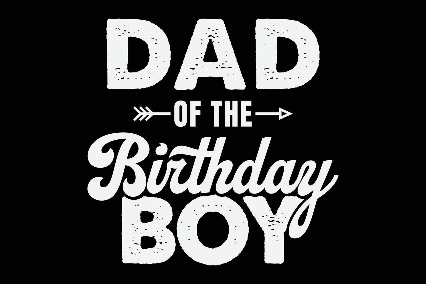 Papa von das Geburtstag Junge passend Familie Party T-Shirt Design vektor