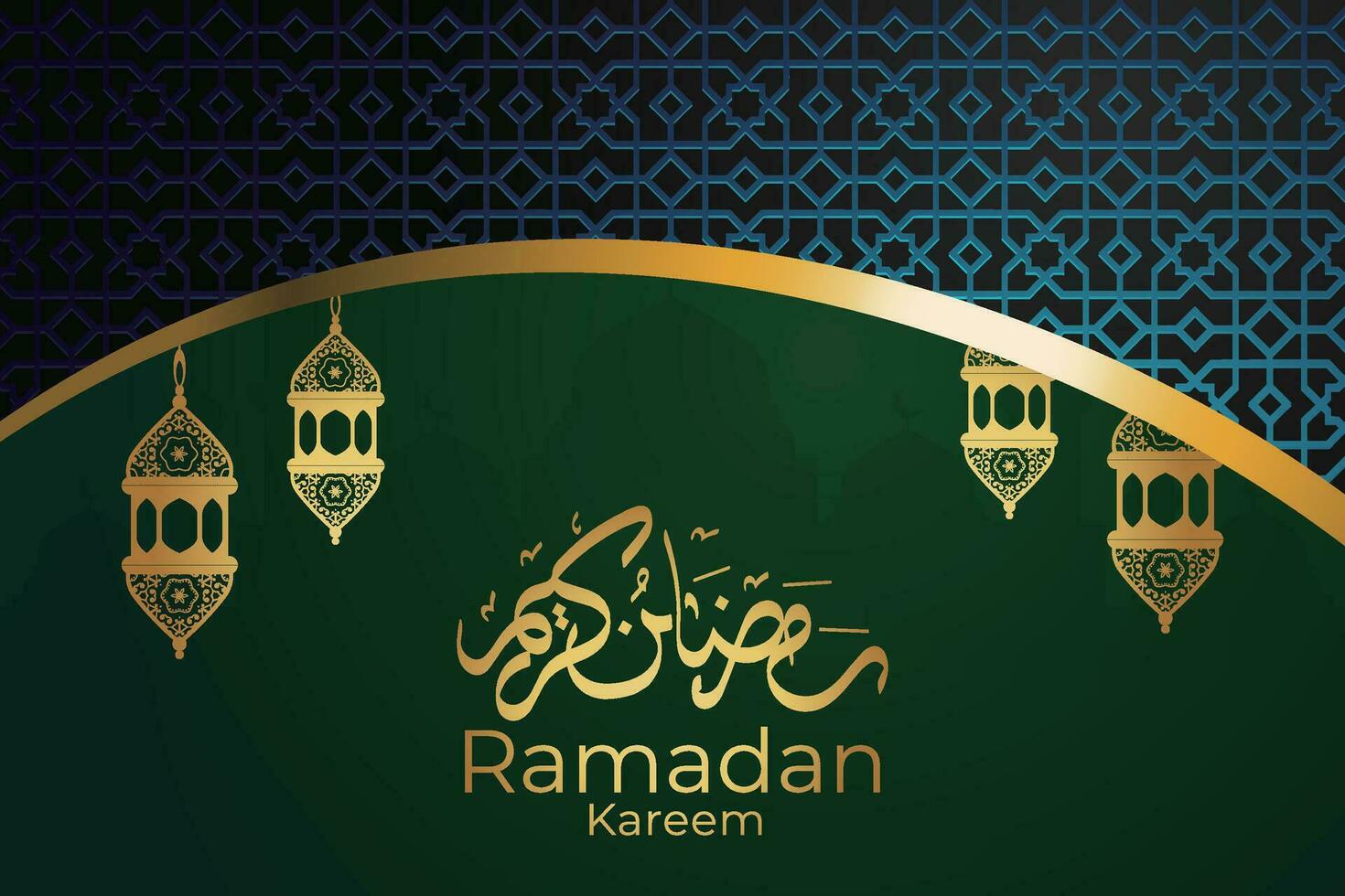 Ramadan kareem Gruß Karte mit Arabisch Kalligraphie Ramadan kareem vektor