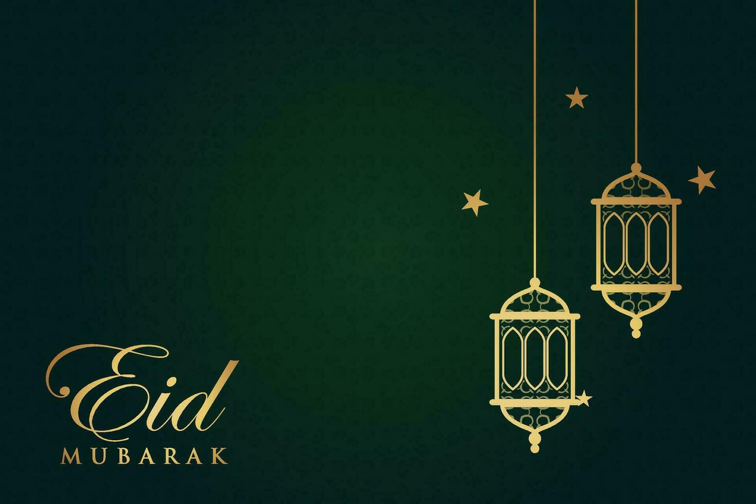 eid al-fitr Mubarak Gruß Karte mit Moschee und Arabisch Text vektor