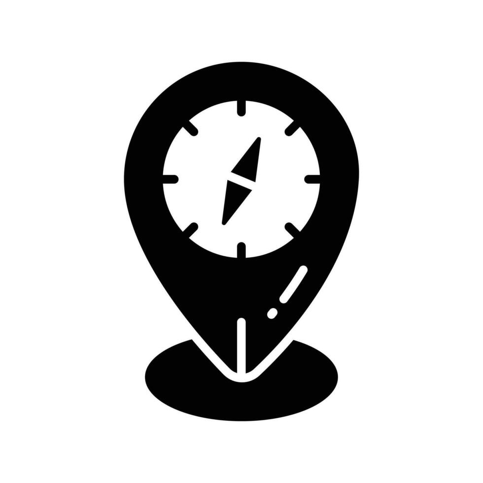 ein tolle Vektor Design von Kompass im modern Stil, Navigation Werkzeug Symbol