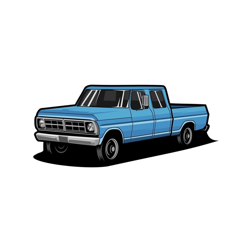 Pickup-Truck-Abenteuer vektor