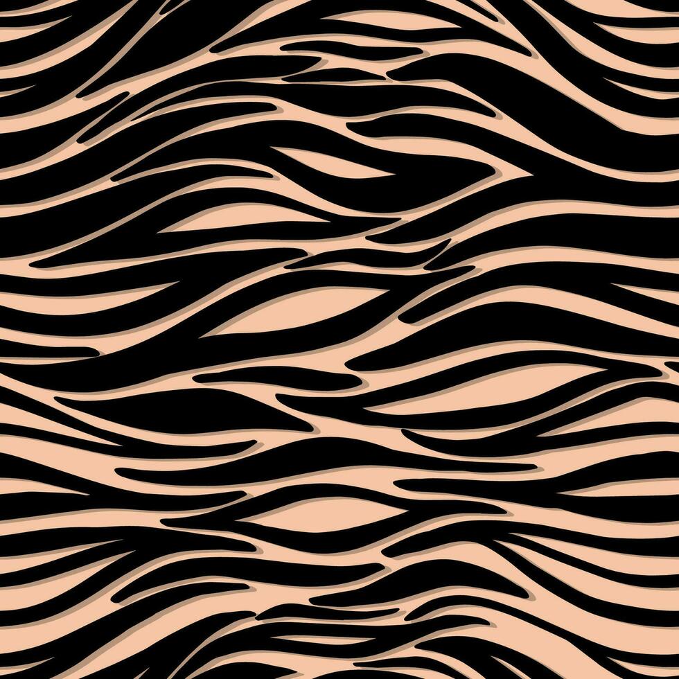 zebra skriva ut. sömlös mönster med djur- skriva ut. vektor