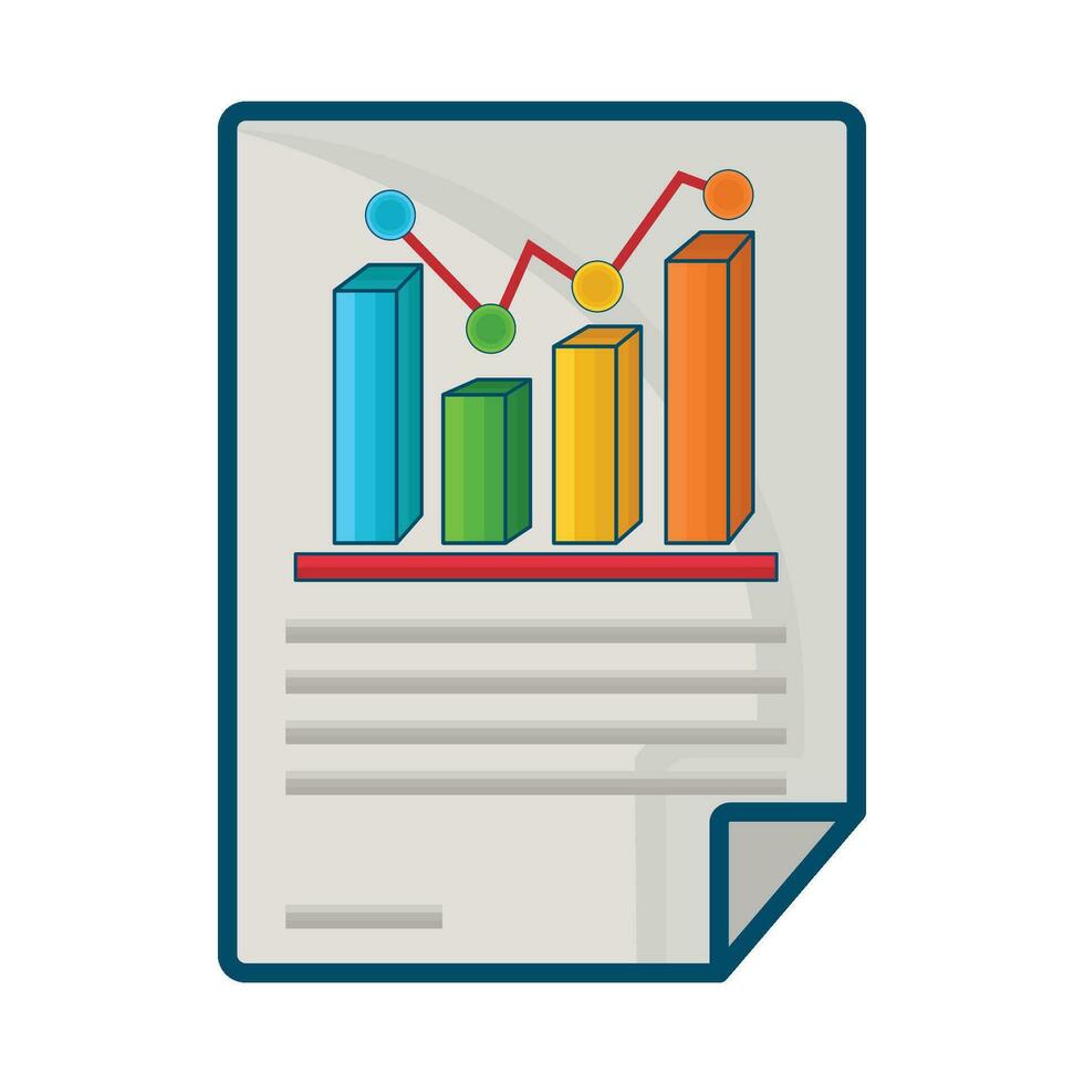 Illustration von Statistiken vektor