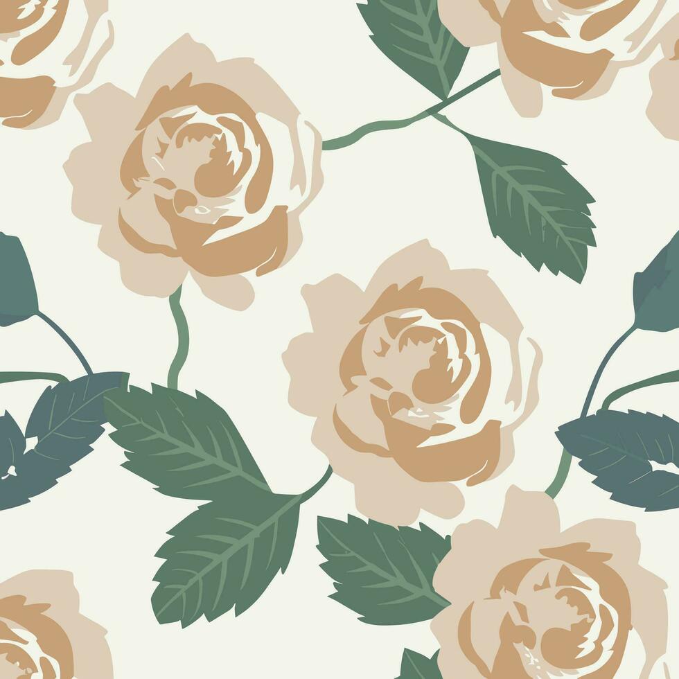 Vektor Blume Muster Hintergrund Design Illustration