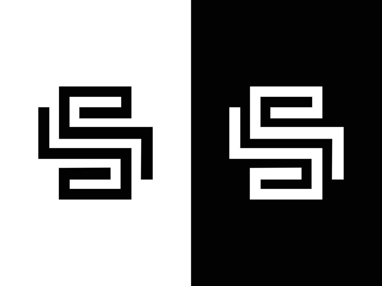 s-Brief-Logo-Design vektor