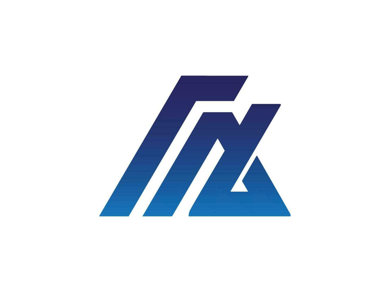 ga-Buchstaben-Logo-Design vektor