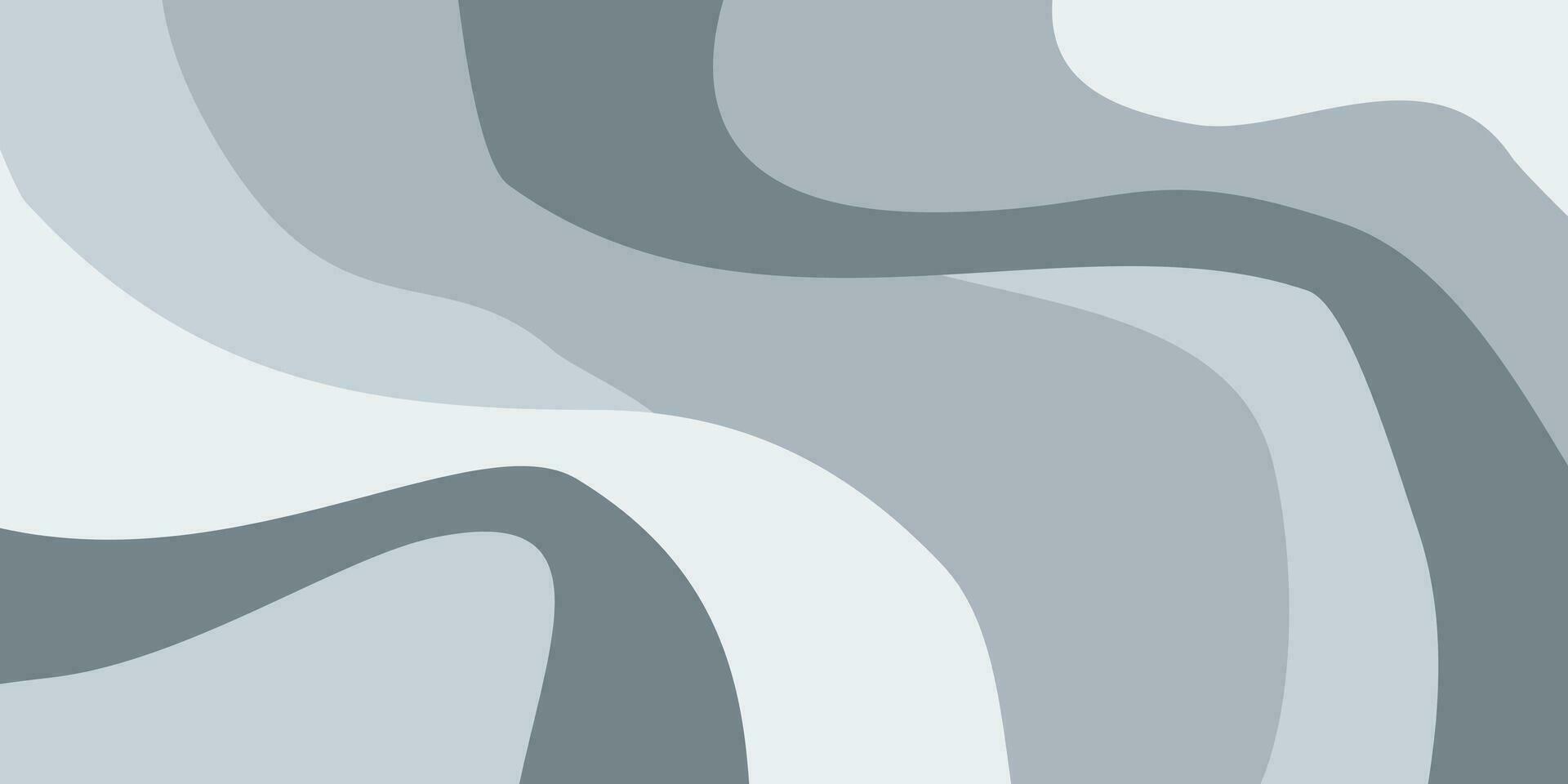 grå Färg Vinka form abstrakt bakgrund. vektor estetisk design för baner, hälsning kort, affisch, social media, webb.